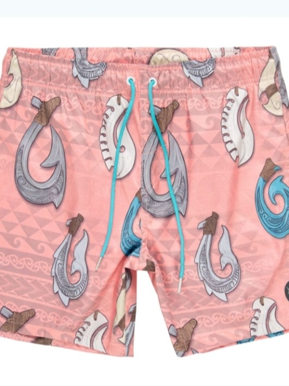 Pink Psycho Tuna Graphic Swim Trunks Small
